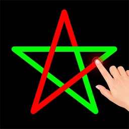 Symbol von Single Line Puzzle Drawing