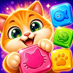 Cute Cats: Triple Tile Puzzle